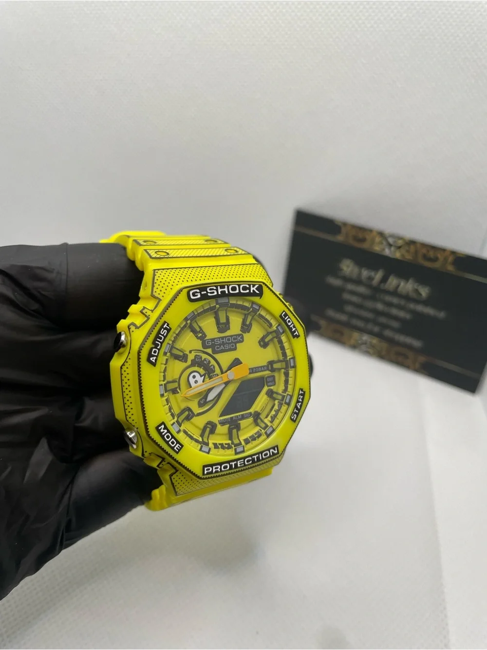 G-Shock Yellow Analog-Digital Sport Watch